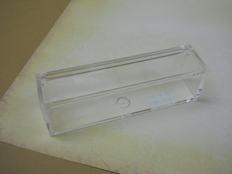 Scatola porta-confetti rettangola in plexiglass 13 x 3,5 x H 3 cm
