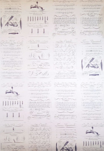 Carta Fantasia - Calligrafia (536)