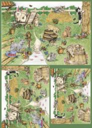 Carta Découpage Evasioni - Cod. S1228 - Gattini 1