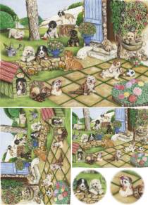 Carta Découpage Evasioni - Cod. S1237 - Cagnolini 2