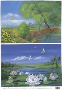 Carta Découpage Evasioni - Cod. S1246 - Paesaggi