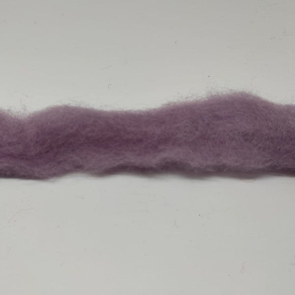 Nastro Lana Soft per decorare ma anche per infeltrimento ad ago e ad acqua - colore lilla