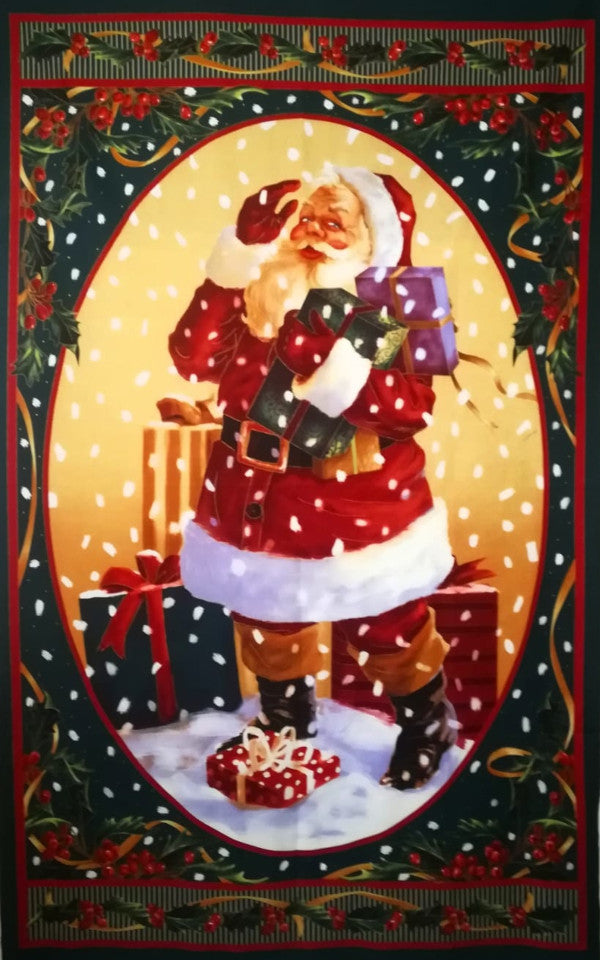 Pannello stampato - Santa Claus by Laurie Cook for Vip