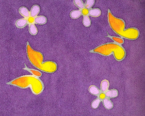 Carta Batik - Farfalle e Fiori colorati