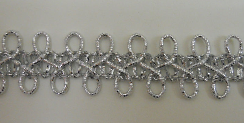 Passamaneria "Elegant" Argento - H 15 mm