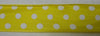 Nastro "Pois" giallo pois bianchi 25 mm