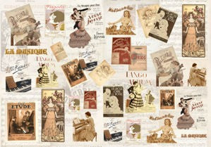 Silk Print Paper 241 - Musica - La Bottega delle Idee - Rimini