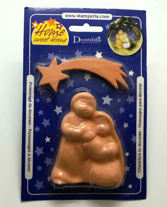Presepe e Stella Cometa in terracotta (KTR91) - La Bottega delle Idee - Rimini