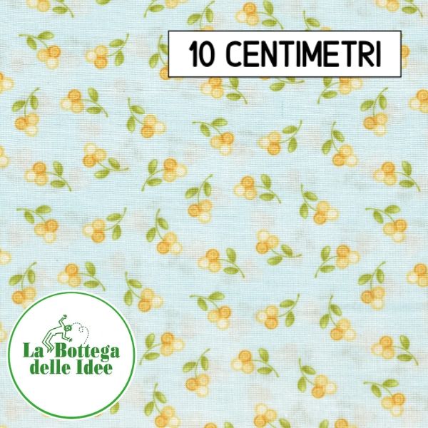 Fantasia Floreale - fondo azzurro (Var. 008)