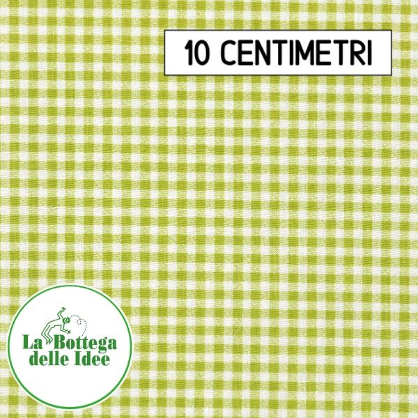 Fantasia Quadretti - Bianco/Verde (Var. 117)