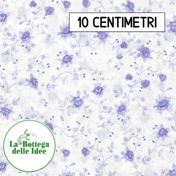 Fantasia Floreale - Lilla su fondo Bianco (Var. 121)