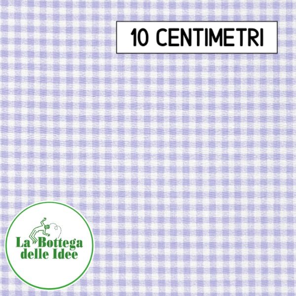 Fantasia Quadretti - Bianco/Lilla (Var. 123)