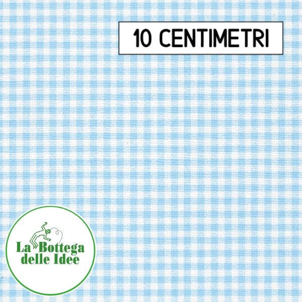 Fantasia Quadretti - Bianco/Azzurro (Var. 134)