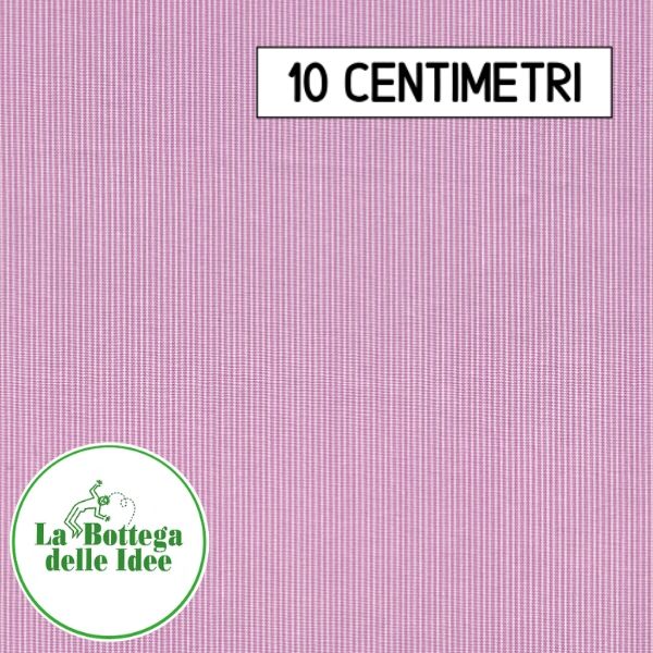 Fantasia Righe - Bianco/Ciclamino (Var. 074)