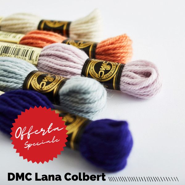 Lana Colber DMC - filato in pura lana per ricamo e tappezzeria