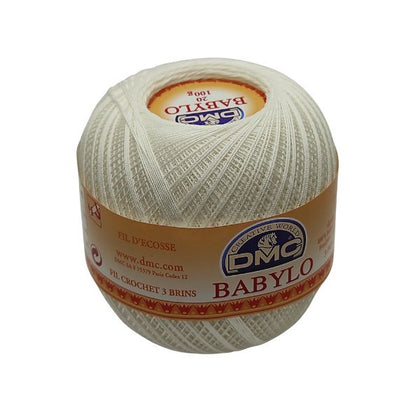 BABYLO DMC N.5 BIANCO AVORIO - GOMITOLO DA 100 G. - Spazio Ricamo