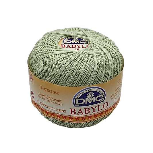 DMC - Babylo 20 - Babylo è un filato di cotone 100% a 3 capi indivisibili dall’aspetto setoso e regolare, mercerizzato per una migliore stabilità e resa del colore.