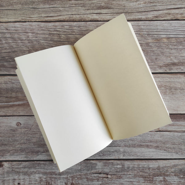 Notebook A5 carta riciclata avorio, quaderno per bullet journal e appunti, 192 pagine