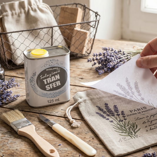 Decorlandia Soluzione Transfer per trasferimento immagini 125 ml.