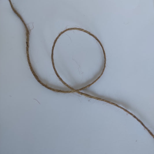 Cordoncino in juta naturale da 3 mm