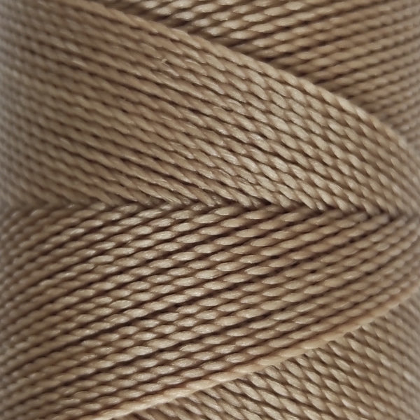 Filo cerato Linhasita 1 mm colorato per macramè e cuciture decorative legatoria - colore beige 531