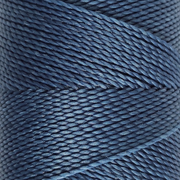 Filo cerato Linhasita 1 mm colorato per macramè e cuciture decorative legatoria - colore Blu Cobalto 298