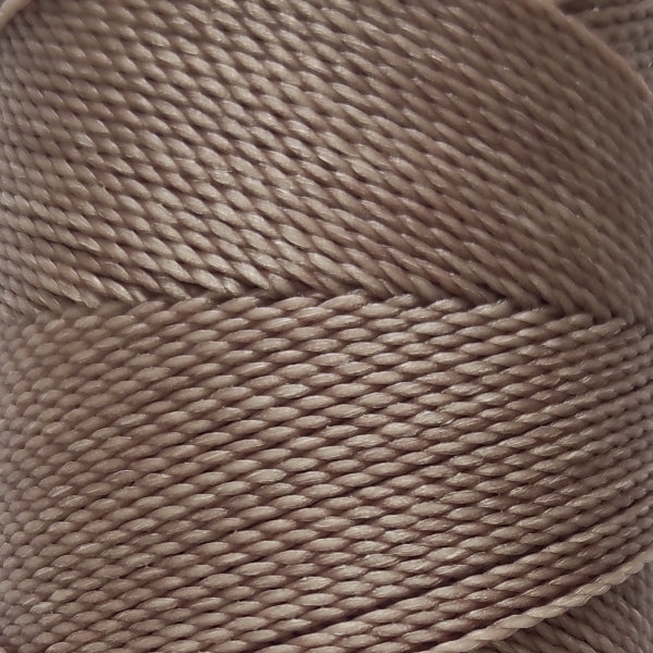 Filo cerato Linhasita 1 mm colorato per macramè e cuciture decorative legatoria - colore Marron Glacé 213
