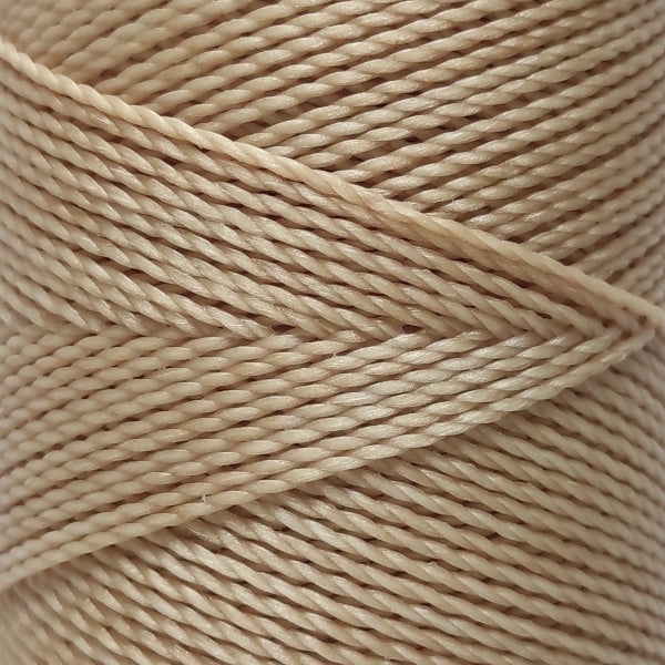 Filo cerato Linhasita 1 mm colorato per macramè e cuciture decorative legatoria - colore Sabbia 924