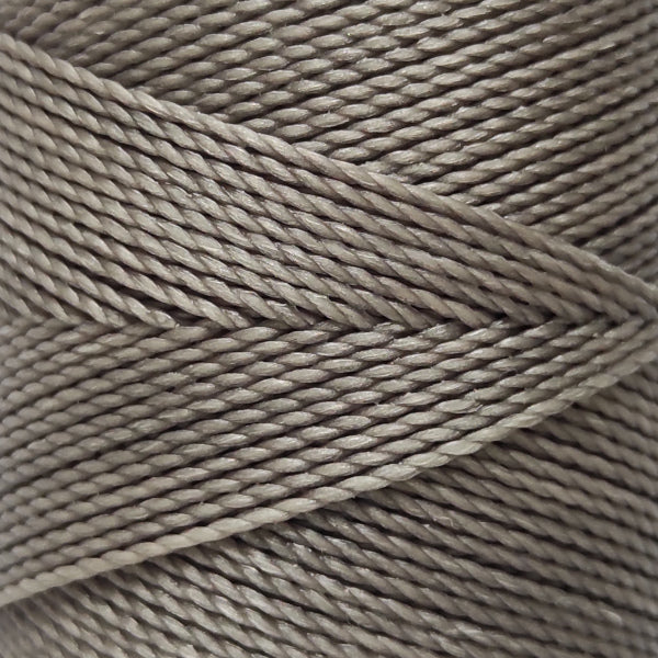 Filo cerato Linhasita 1 mm colorato per macramè e cuciture decorative legatoria- colore Taupe 544
