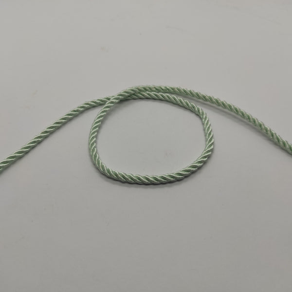 Cordoncino 3 capi diametro 3,5 mm - Verde chiarissimo