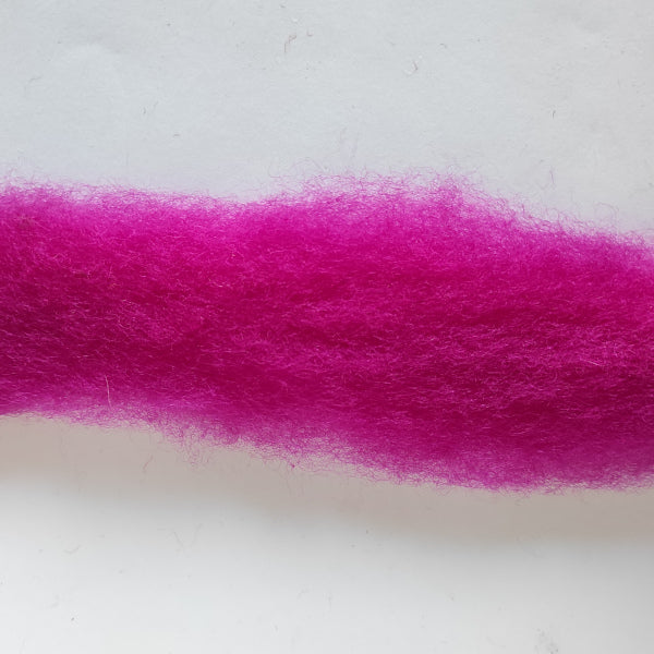 Nastro Lana Soft per decorare ma anche per infeltrimento ad ago e ad acqua - colore Pink (fucsia vivo)