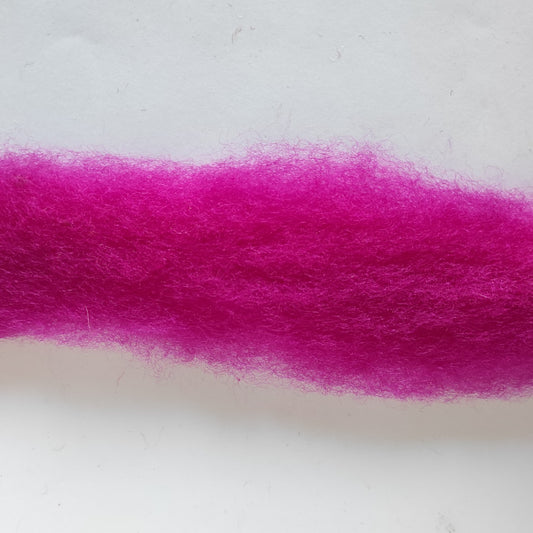 Nastro Lana Soft per decorare ma anche per infeltrimento ad ago e ad acqua - colore Pink (fucsia vivo)
