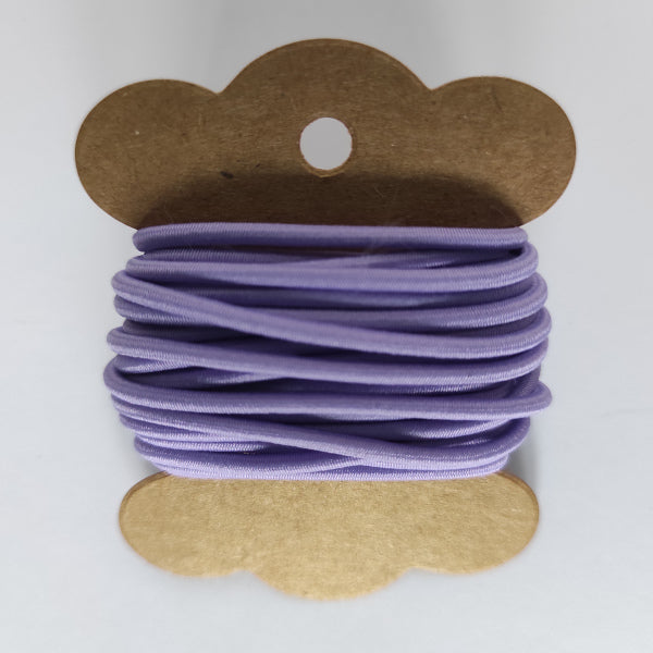 Elastico rotondo 2 mm colorato per chiusura notebooks e agende fai da te colore lilla