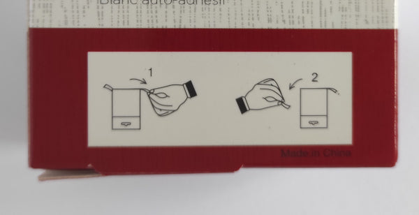 Stickers bi-adesivi pretagliati per fotografie in rotolo da 500 pezzi