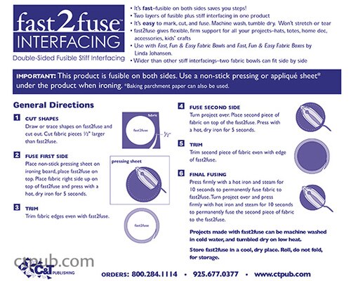 Fast 2 Fuse Interfacing Heavyweight