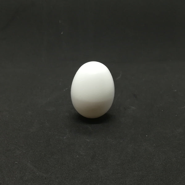 Uovo plastica bianca - 4,5 cm