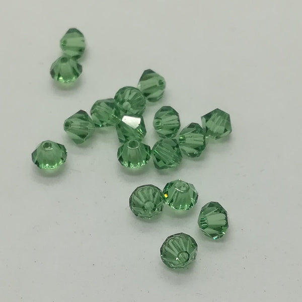 Swarovski - Cristalli bi-cono 4 mm - Erinite (10 pz)