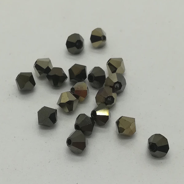 Swarovski - Cristalli bi-cono 4 mm - Nut (10 pz)