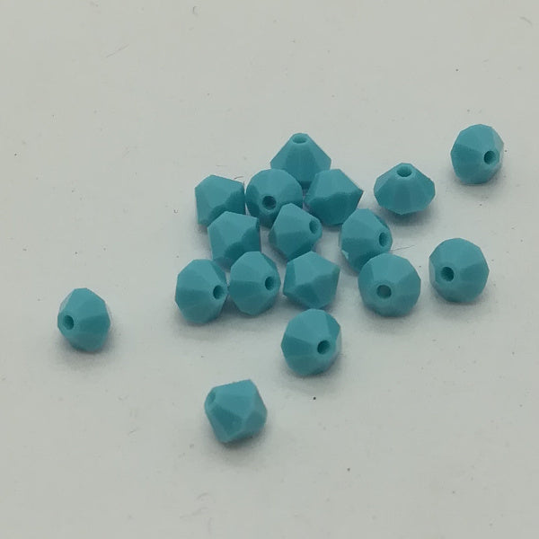 Swarovski - Cristalli bi-cono 4 mm - Turquoise (10 pz)