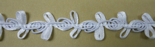 Passamaneria "Rose" Bianco - 15 mm