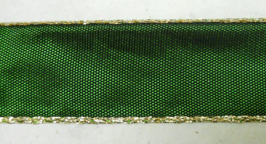 Nastro animato Verde/Oro - 25 mm