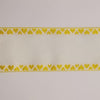 Bordo Aida con rifinitura a cuori gialli - H cm 7