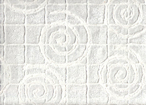 Carta Rilievo - Spirali Bianco (629)