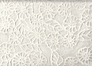 Carta Rilievo - Floreale Bianco (641) - La Bottega delle Idee - Rimini