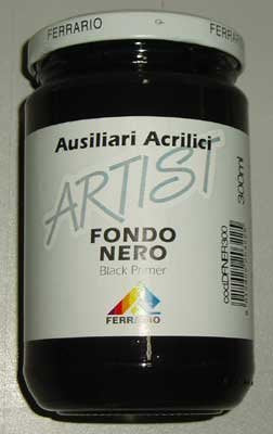 Ferrario - Fondo Gesso nero - 300 ml - La Bottega delle Idee - Rimini