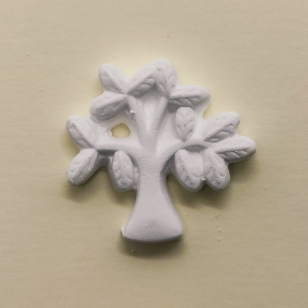 Albero in gesso bianco per confezione bomboniere