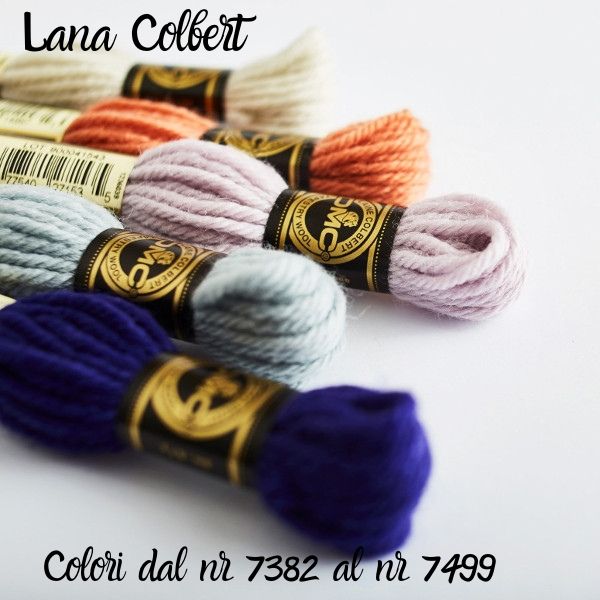 DMC Lana Colbert da tappezzeria - Colori dal nr 7382 al nr 7499