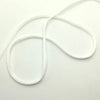 Elastico tubolare morbido 5 mm - Bianco
