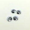 Occhi mobili rotondi con ciglia - 15 mm