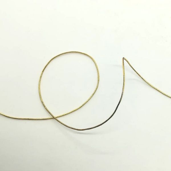 cordoncino elastico oro